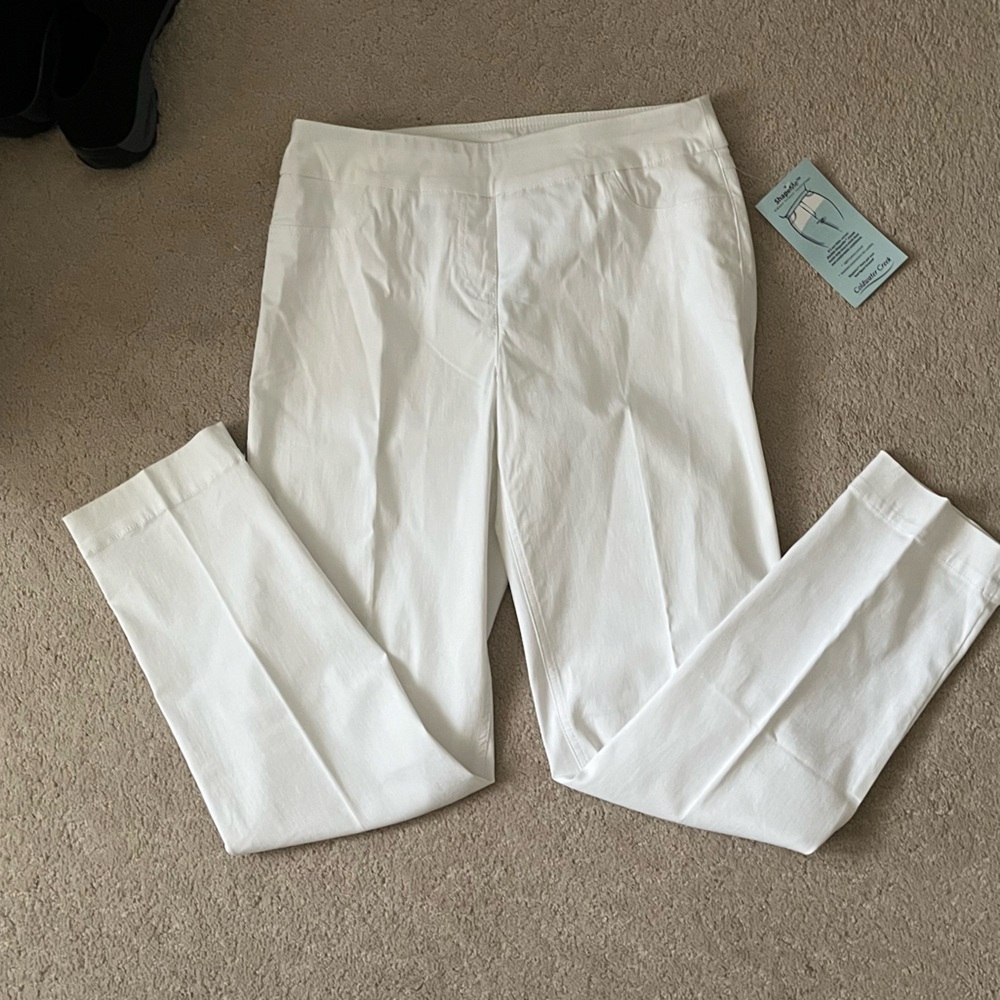 Coldwater Creek Elegant White straight leg pants - Picture 4 of 4